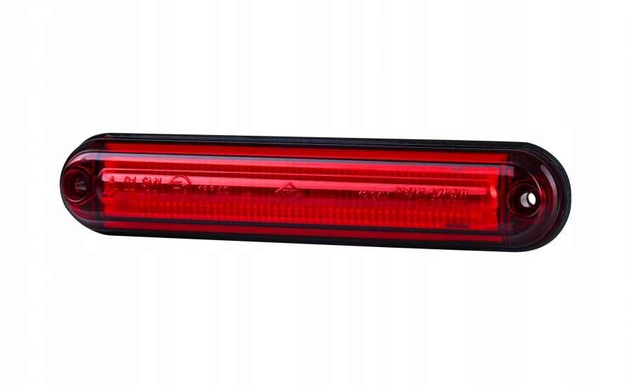 Lampa obrysowa obrysowka SLIM LED Czerwona