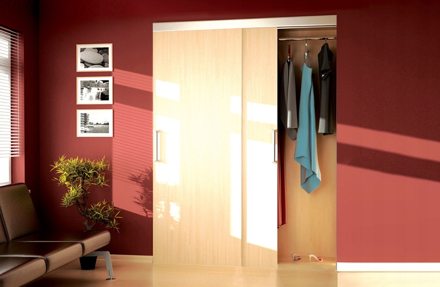 System W40 do przesuwnych drzwi w szafach 240 cm