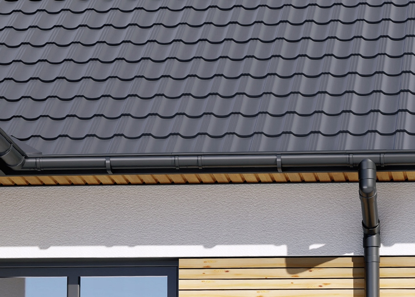 ZŁĄCZKA RURY KROP PCV fi 90 ral 8017 BRĄZ Kod producenta 10