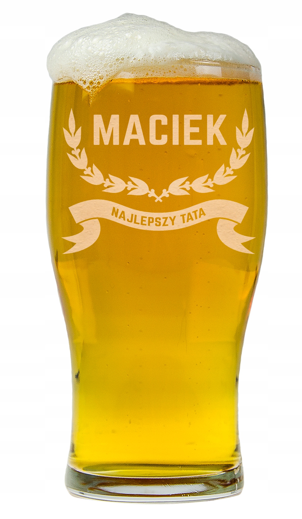 

Szklanka Na Piwo Dla Taty Ojca Grawer Imię 500ml