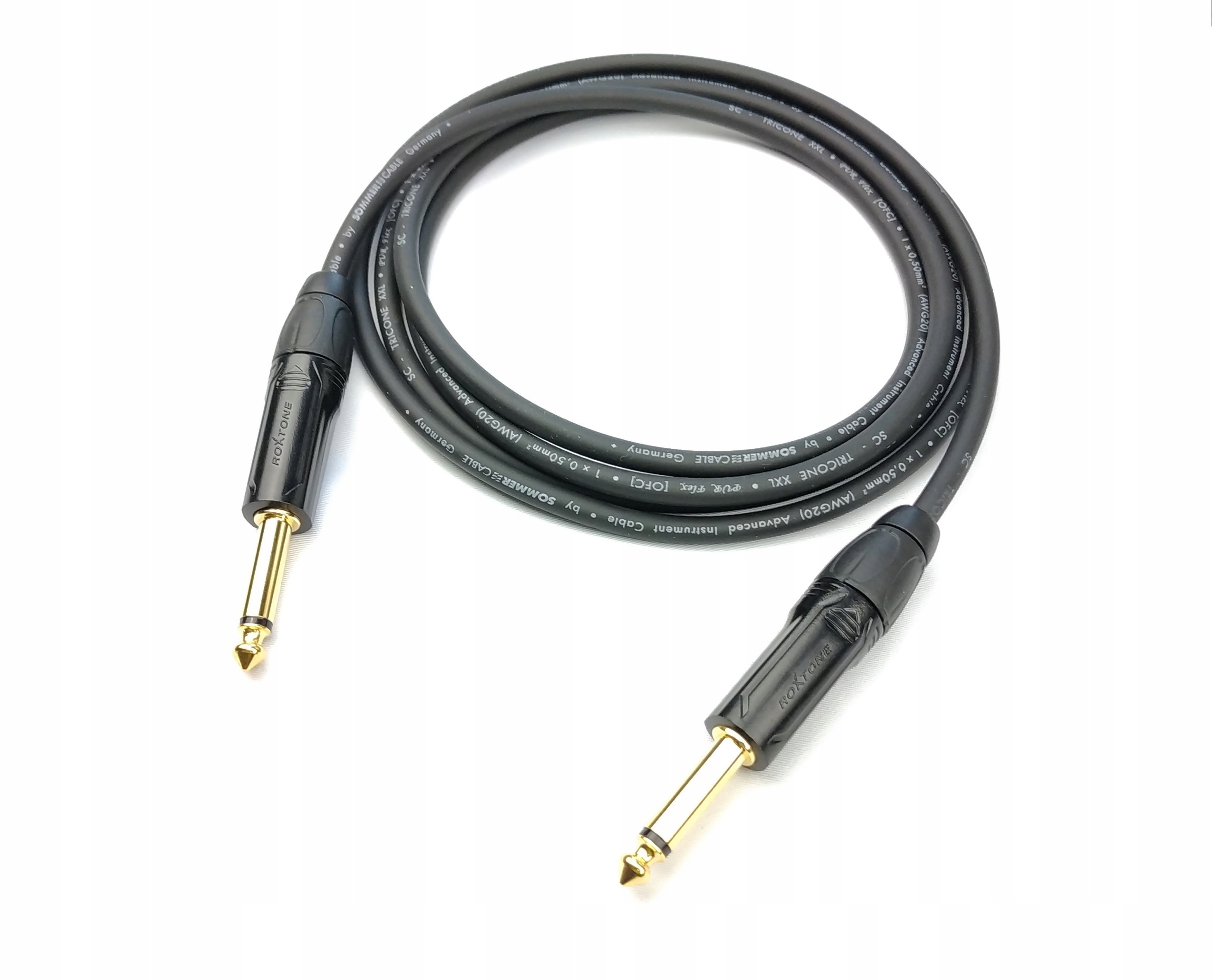 Sommer XXL kytarový kabel Jack 6,3 mm Roxtone 10 m