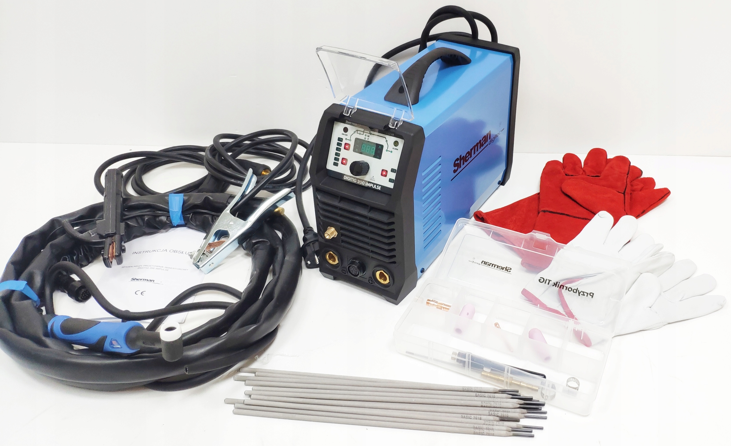 Spawarka inwertorowa Sherman DIGITIG 200 Impulse Kod producenta 200DC