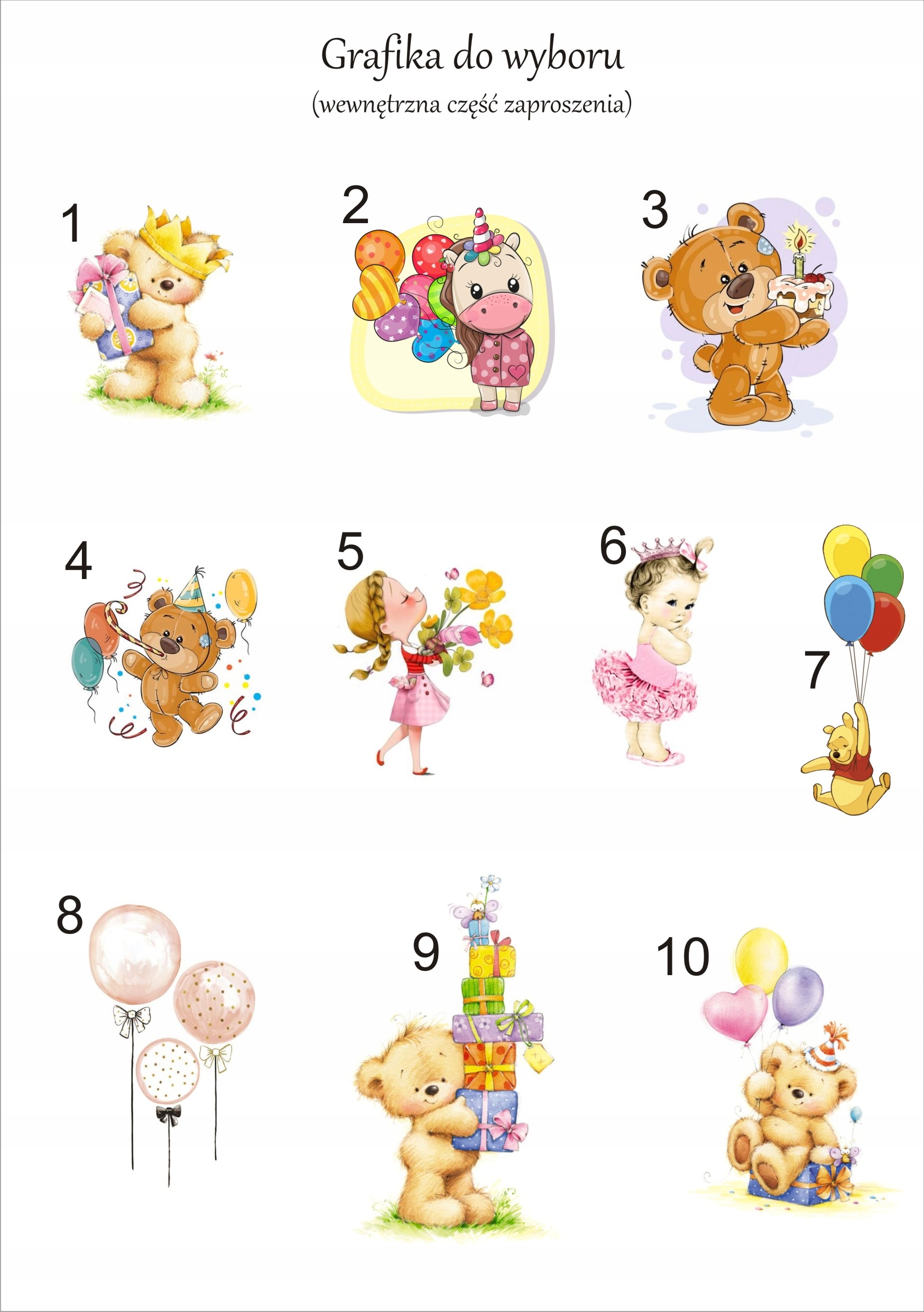 Zaproszenia na ROCZEK DZIEWCZYNKI pierwszeUrodziny Szerokość produktu 14 cm