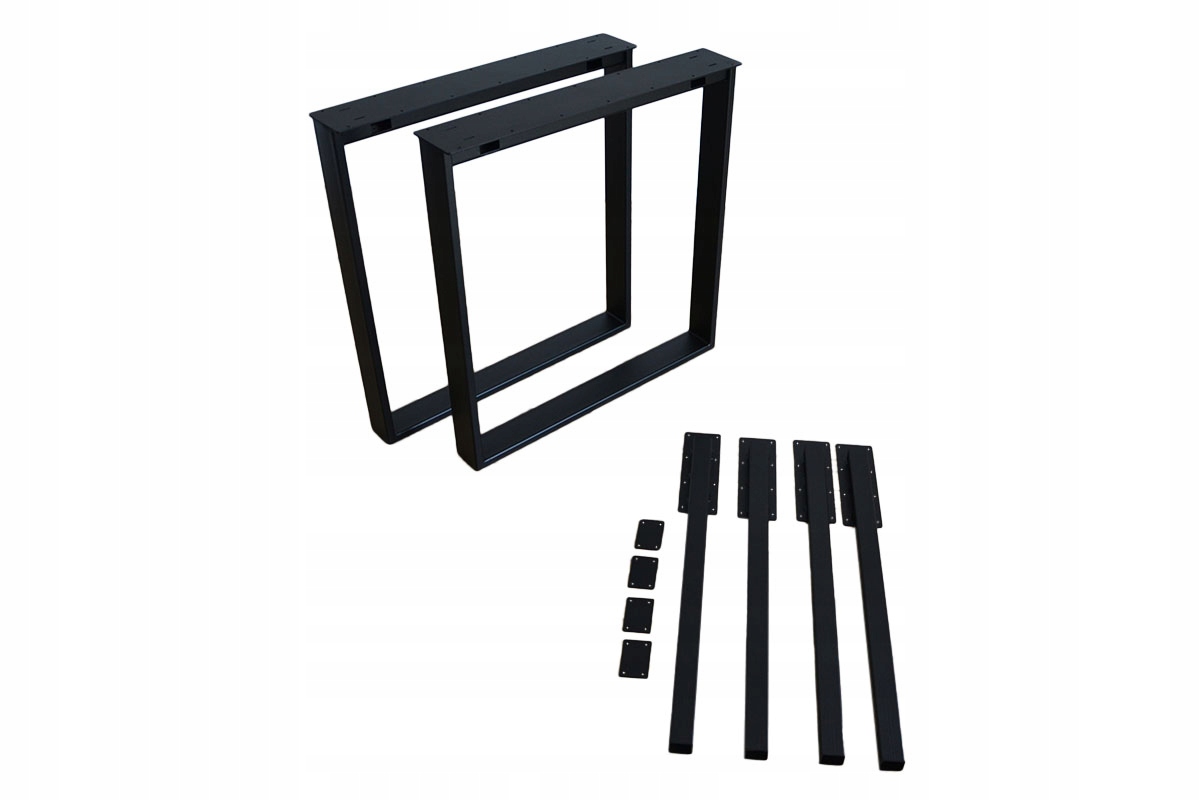 Nogi stalowe do stołu rozkładanego, dostawki 78x72