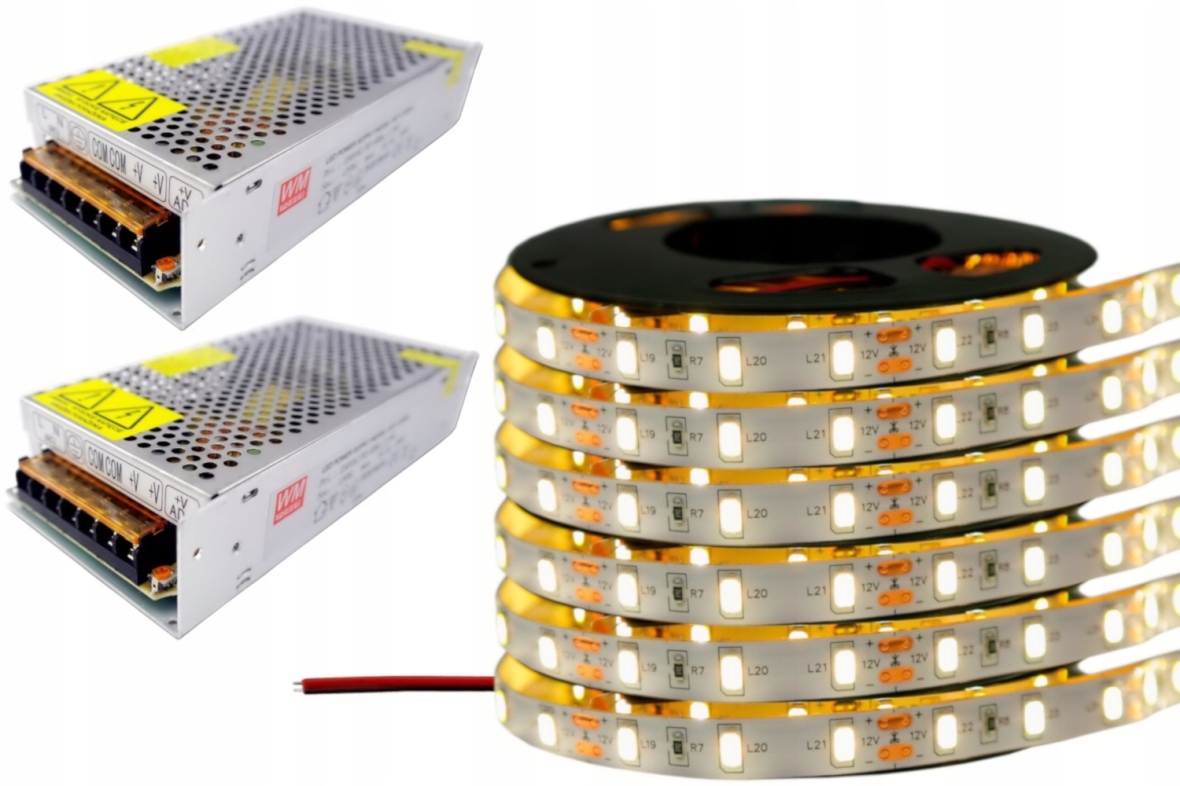 

Zestaw taśma Led 300 Smd IP20 5630 Neutralna 30m