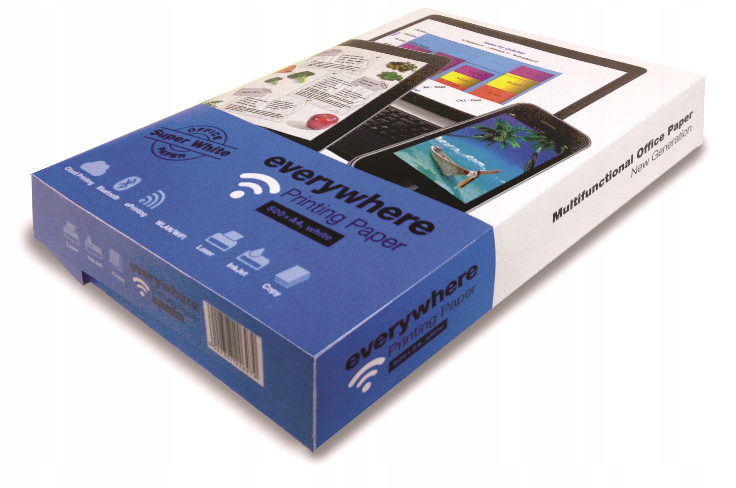 

Papier biurowy ksero do drukarek A4 80g 500 ark