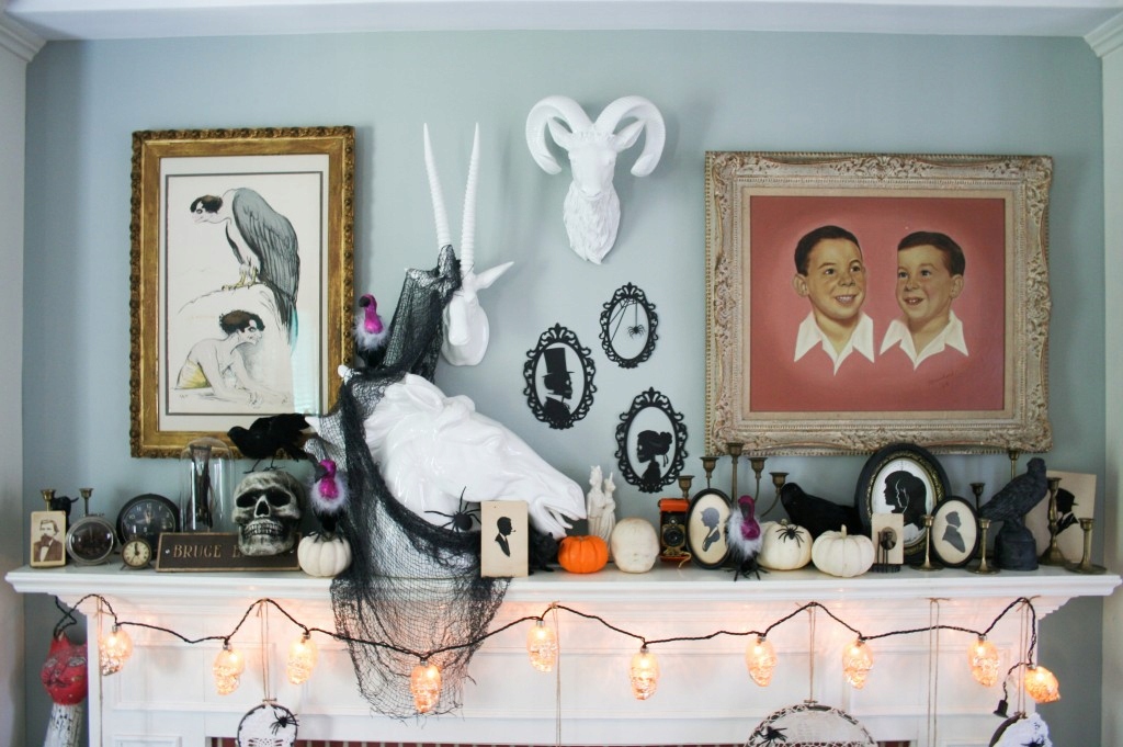 HALLOWEEN PANI KOŚCIOTRUP PORTRET NA ŚCIANĘ Typ inny