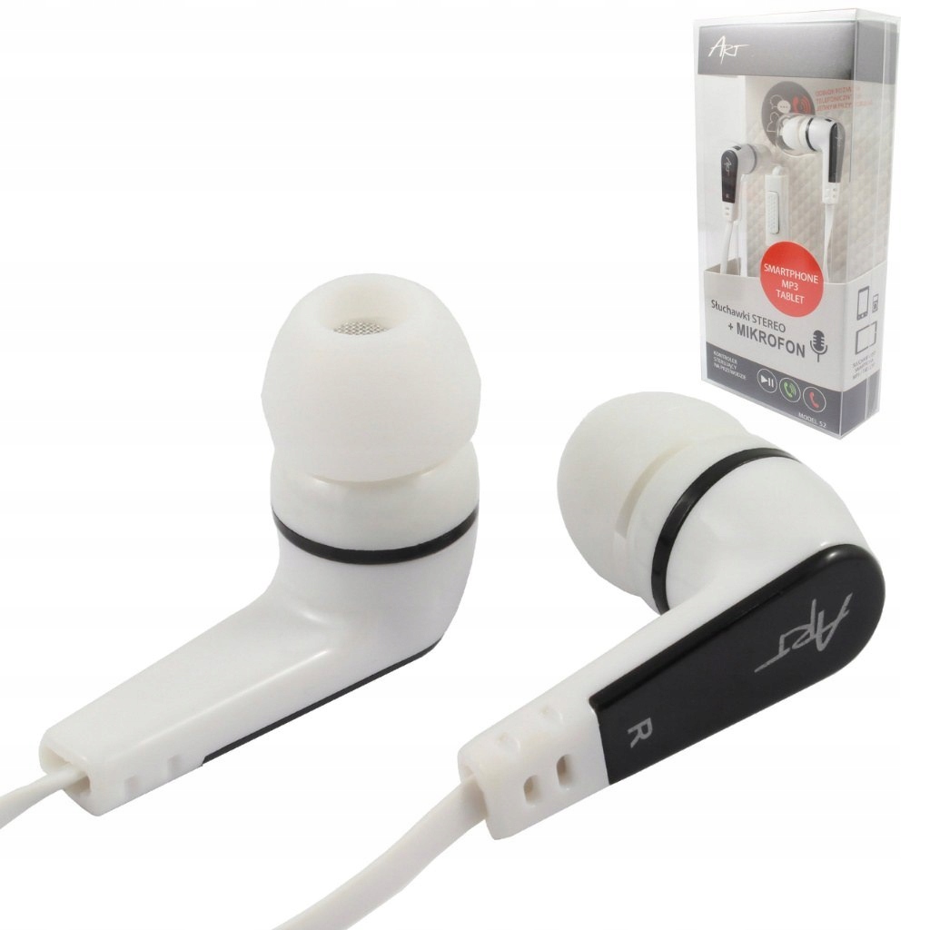 

Słuchawki z mikrofonem S2A douszne smartfon