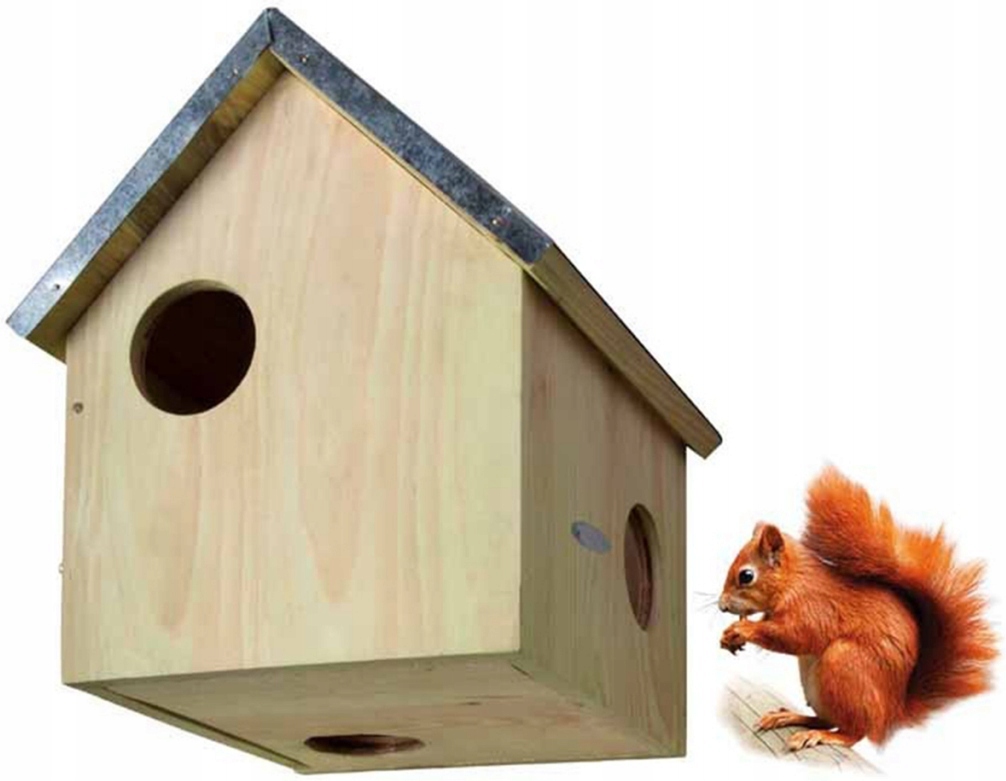 

Budka Lęgowa dla Wiewiórki domek wiewiórek, drewno