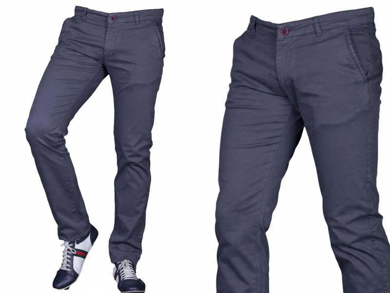 

Spodnie grafitowe 1711 fashionmen2 r. 42 promo