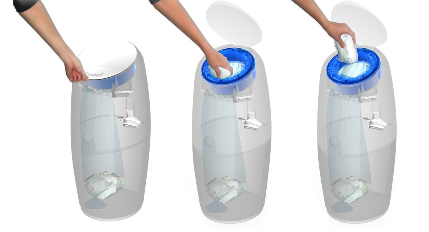 ANGELCARE CLASSIC POJEMNIK KOSZ NA ZUŻYTE PIELUCHY Stan opakowania oryginalne