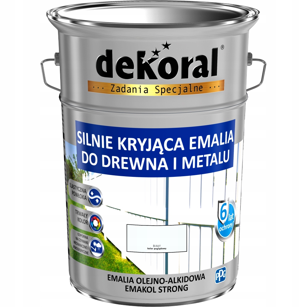 Dekoral Emakol Strong Biely 10L Ral 9003