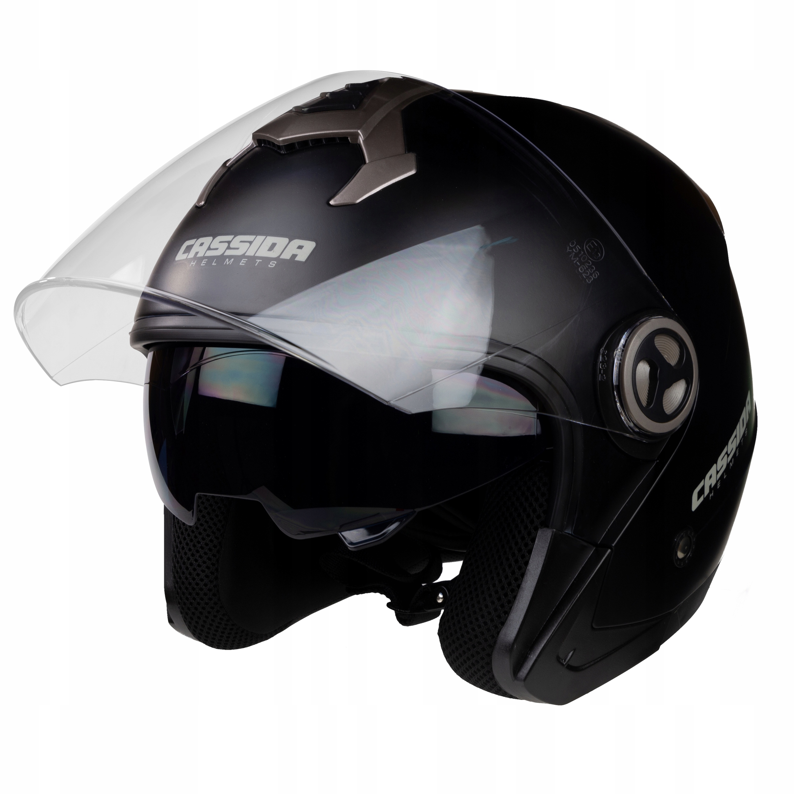 KASK MOTOCYKLOWY MAGNUM MAT CASSIDA +KOMINIARKA XS Obwód głowy 53-54 cm