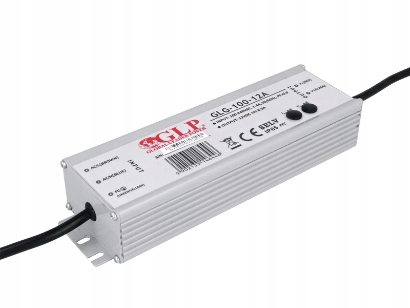 Napájací zdroj pre Led pásy Glg 12V 100W vodotesný IP67