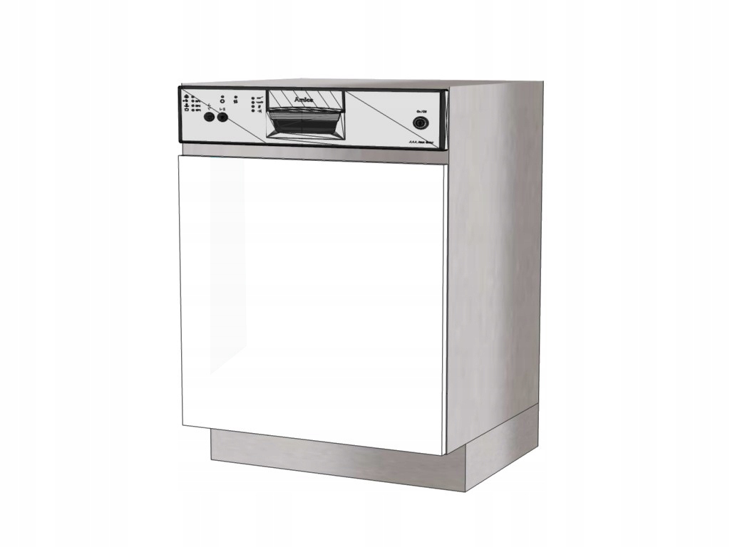 Front/ Panel do zmywarki 60cm EcoSiti FZ60A POŁYSK