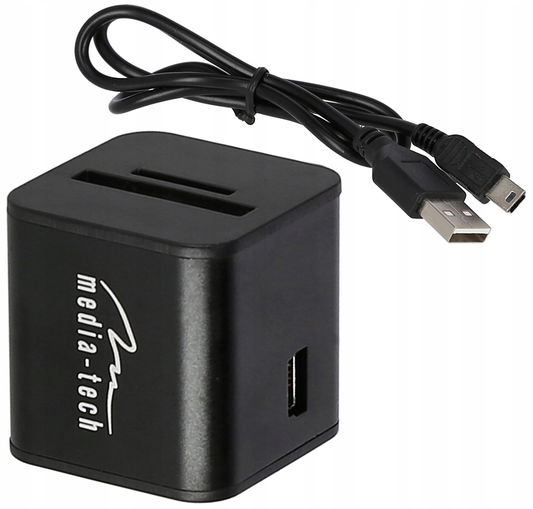 

Czytnik kart Media-Tech Cube Sd microSD MMC Memory