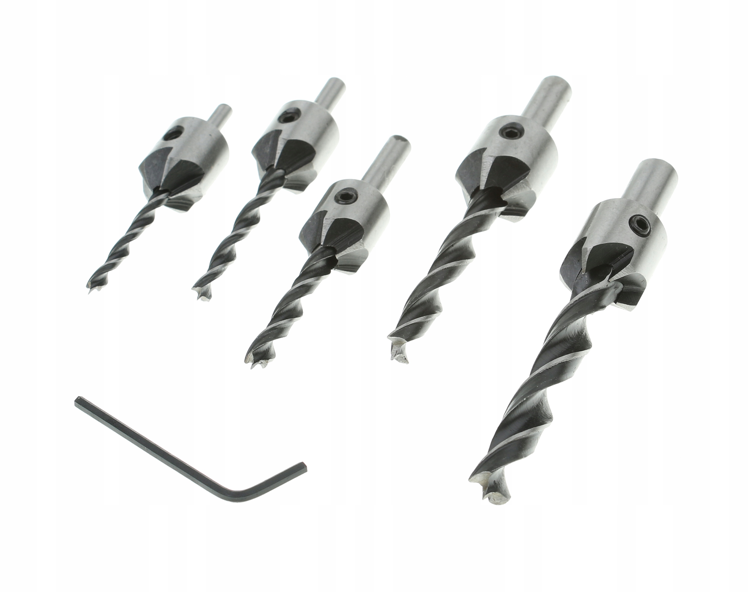 

Zestaw Wierteł Do Konfirmatów 5 Sztuk Do Drewna