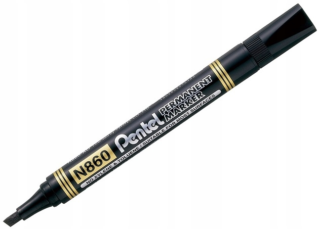 

Permanentny Marker Pentel N860 Ścięty Czarny