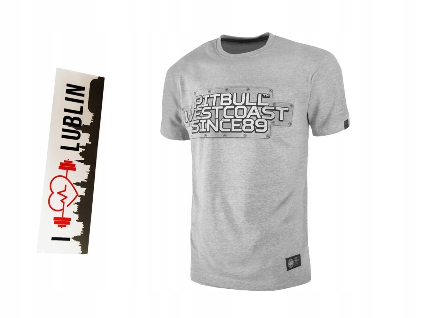 

Pit Bull T-Shirt Rating Plate Grey Melange