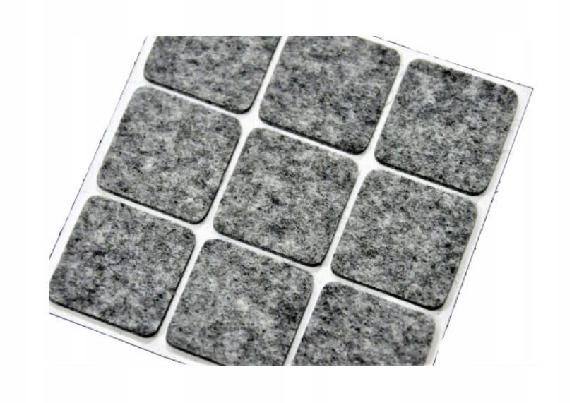 

9 szt Podkładki Filcowe Samoprzylepne 28x28 mm