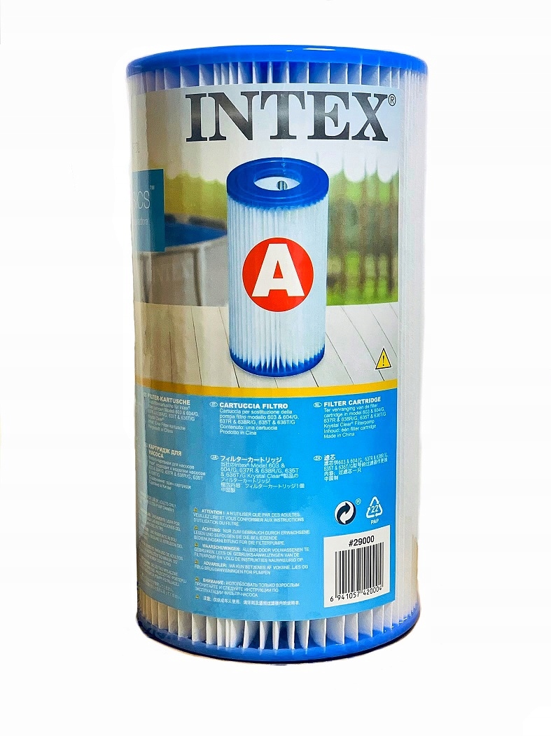 

Intex Filtr Typ A Wkład Do Pompy Basenowej 29000