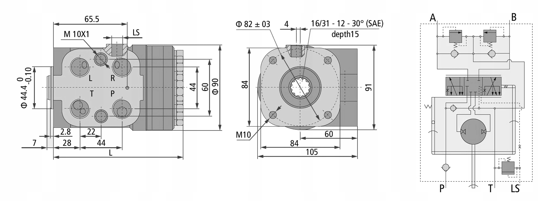 ORBITROL OSPC 125 ON Part number 1880 125 ON