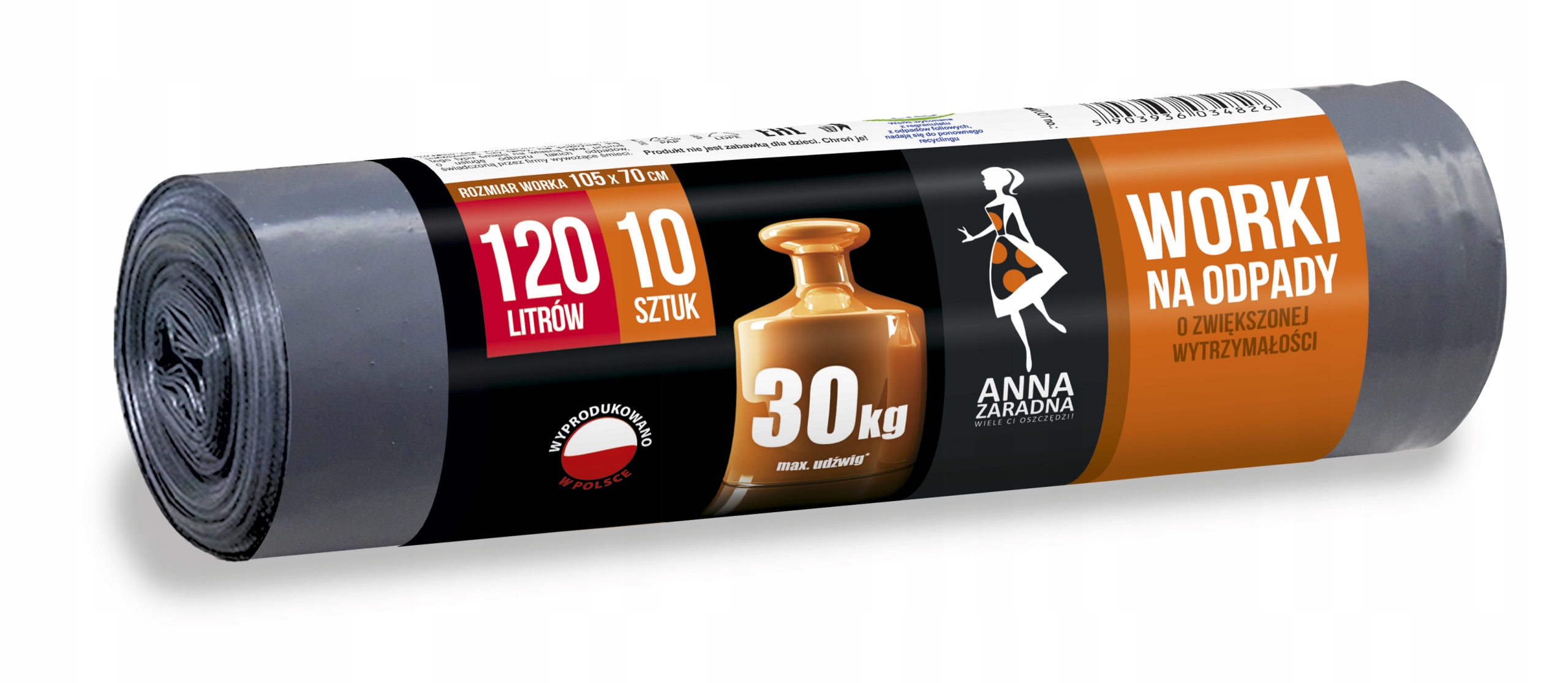

Worki Na Śmieci Supermocne Ldpe 60L A`10 Czarne