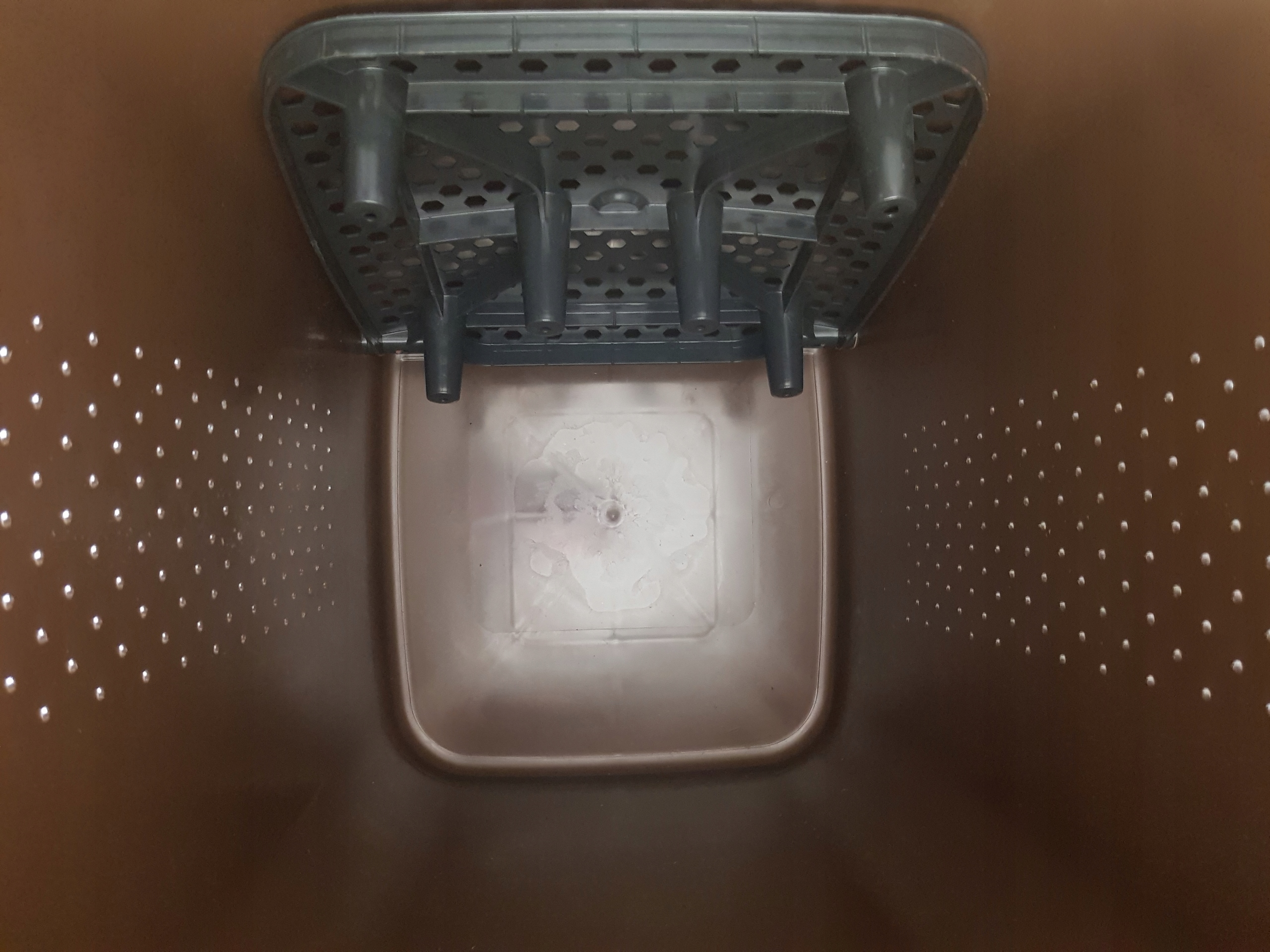 KOSZ POJEMNIK 120L ODPADY BIO BRĄZ RUSZT WENTYLAC Pojemność 120 l