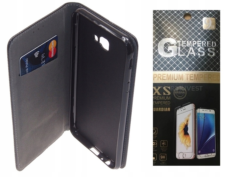 

Etui Klapka Book Magnet Samsung J4+ J4Plus + Szkło