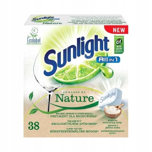 

Sunlight Tabs 38 All In 1 Nature Tabletki Zmywarka