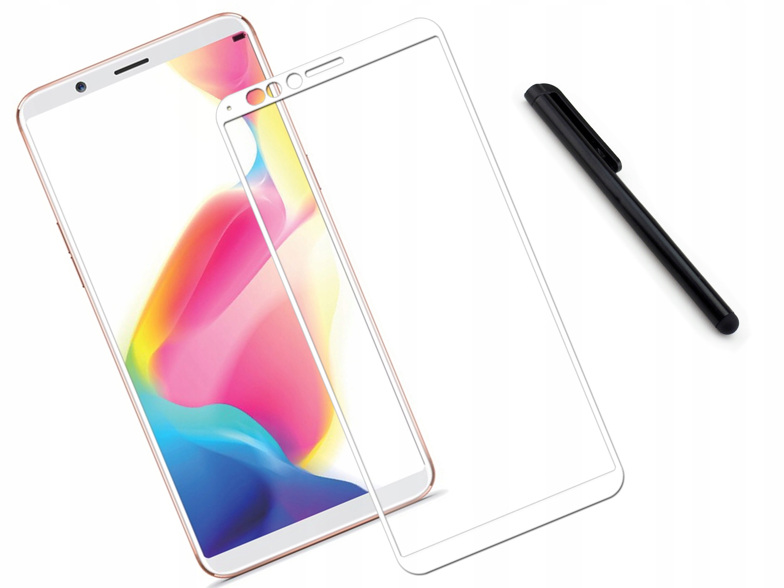 

Szkło hartowane 3D 9H telefon Oppo R11s Plus Białe