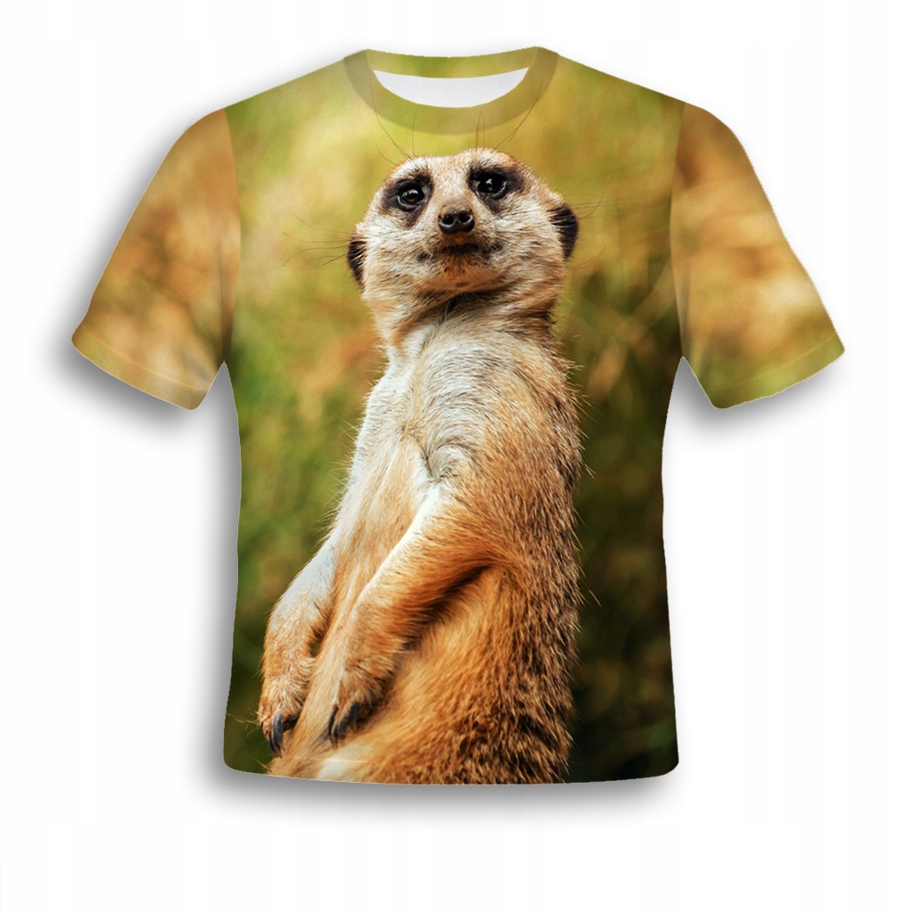 

Koszulka Fulprint Surykatka XXL Yoga Nadruk 3D