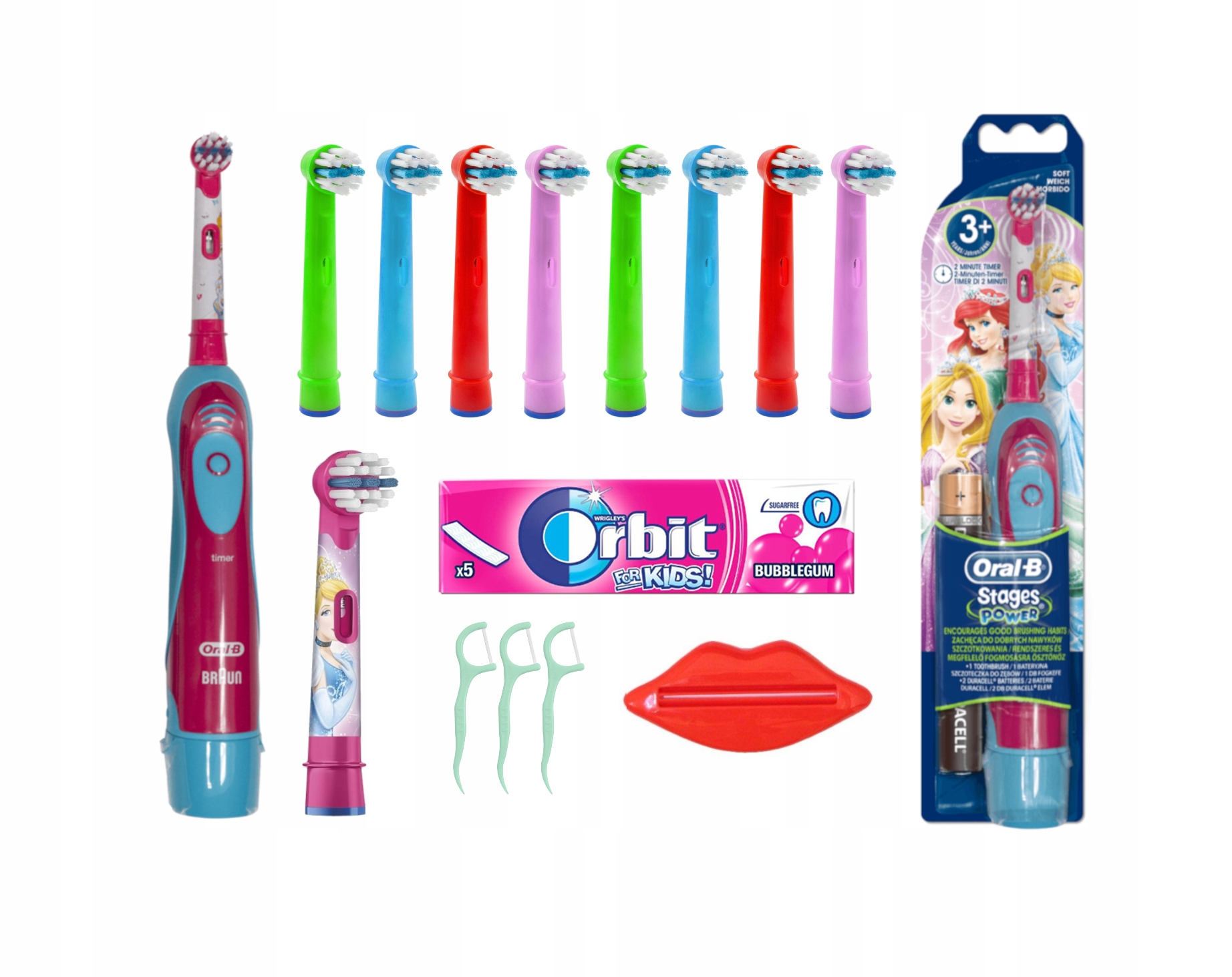 

Oral-b Elektryczna Dla Dzieci + 9 Końcówek + Timer