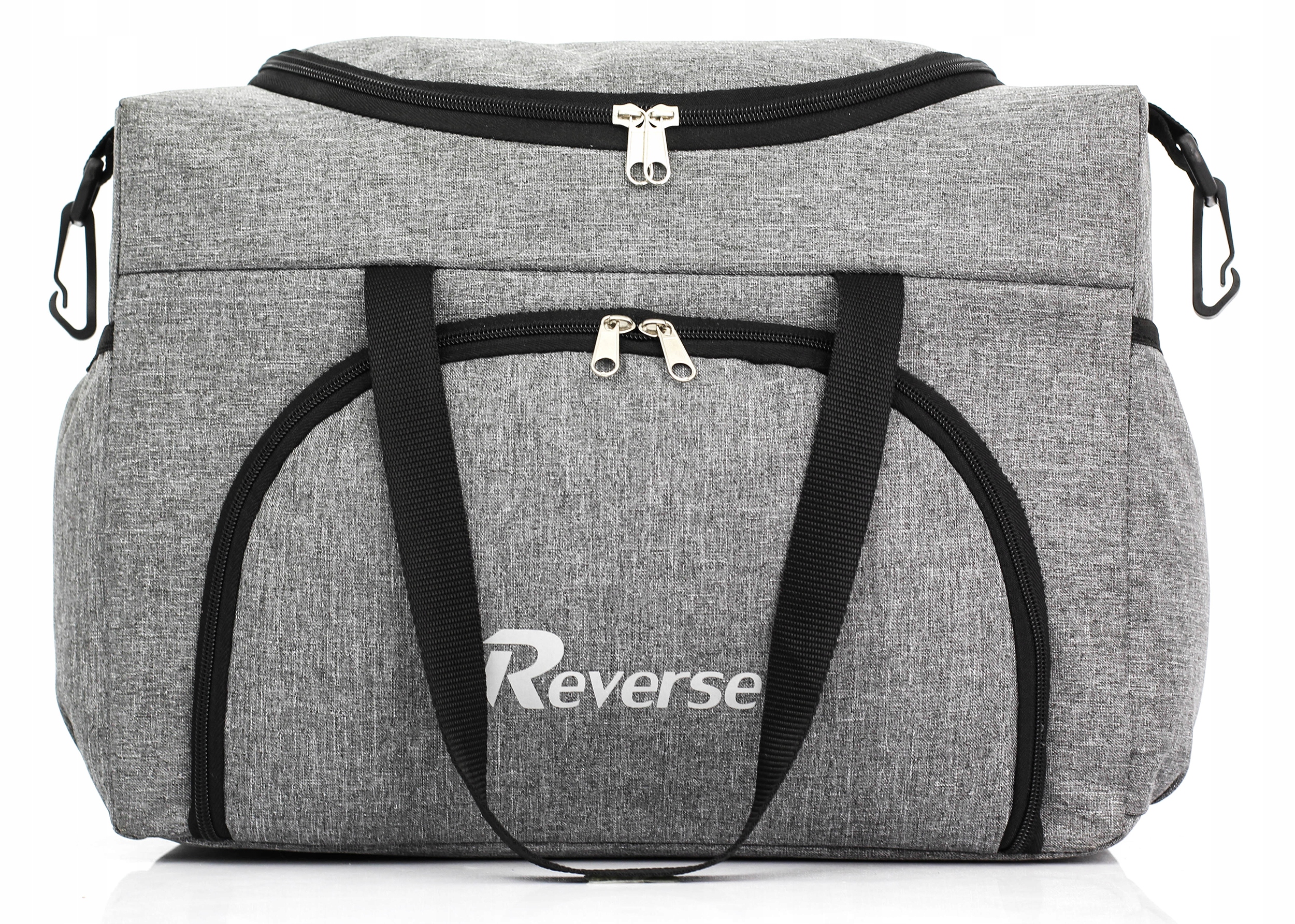 TORBA DO WÓZKA POLSKA UNIWERSALNA LEN MELANŻ JEANS