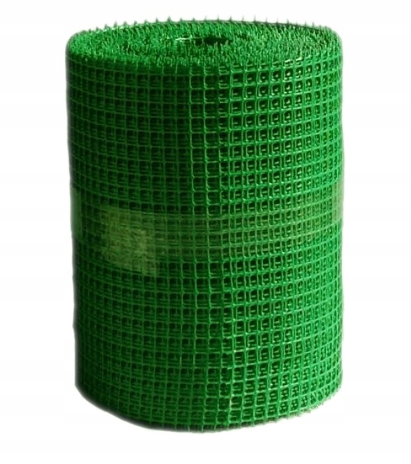 SIATKA RABATOWA OGRODZENIOWA PCV ZIELONA 0,4x50M PLASTIKOWA