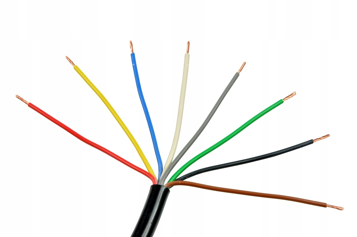 

Przewód Elektryczny 8x1mm YLYs Kabel Przyczepy