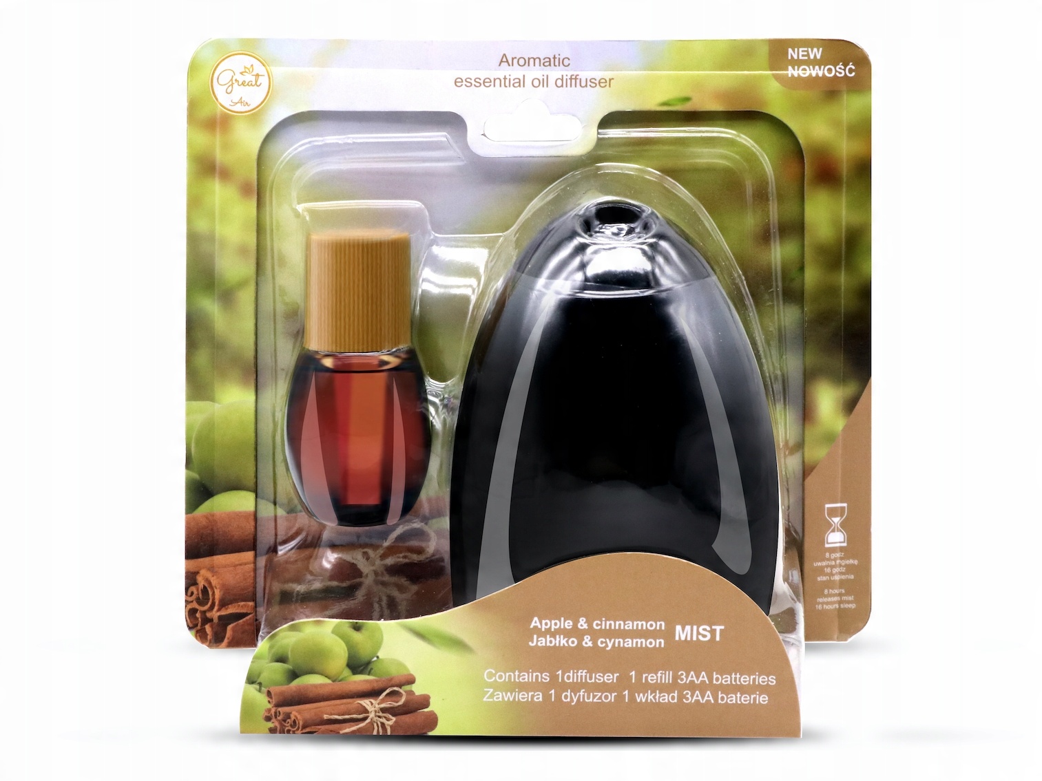 

Great Air Mist Odświeżacz Powietrza Zestaw