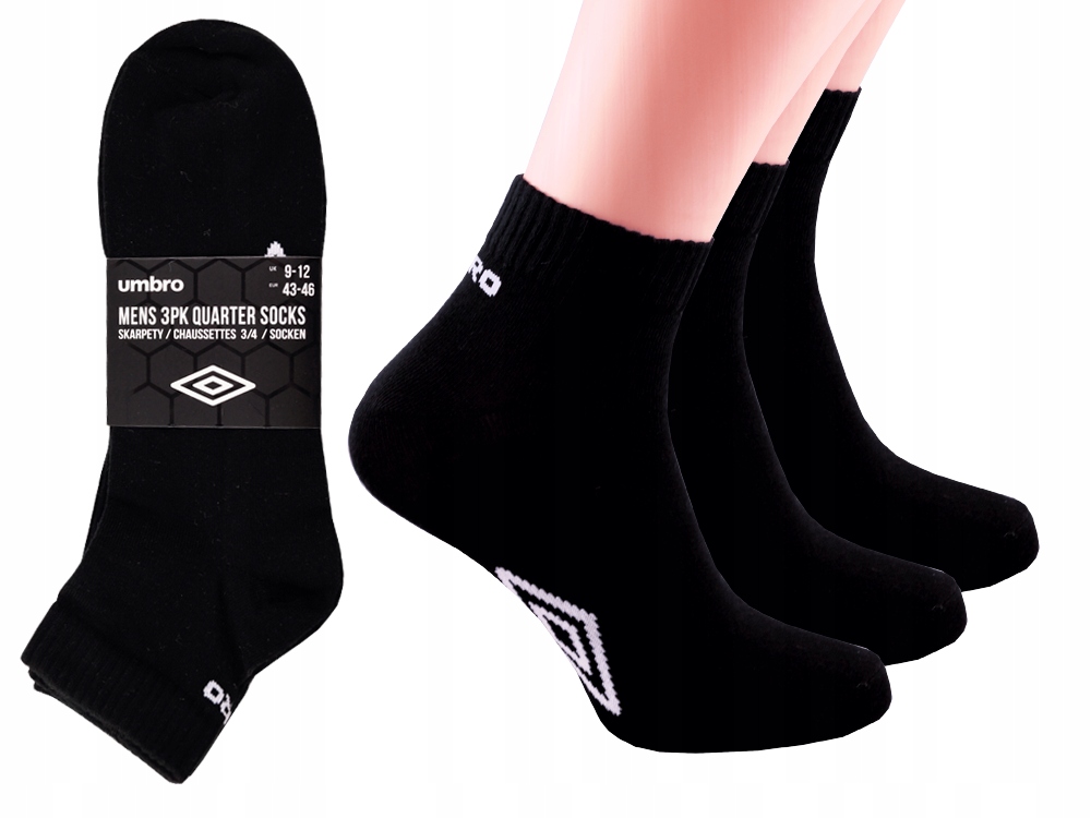 

Skarpety Umbro Quarter 3-PAK r 43-46