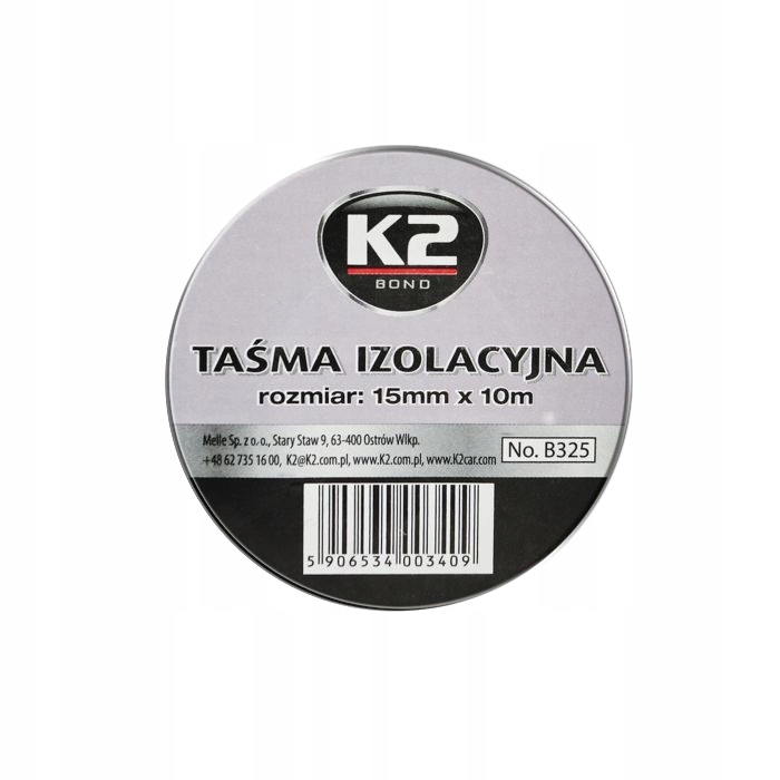 K2 CZARNA TASMA IZOLACYJNA