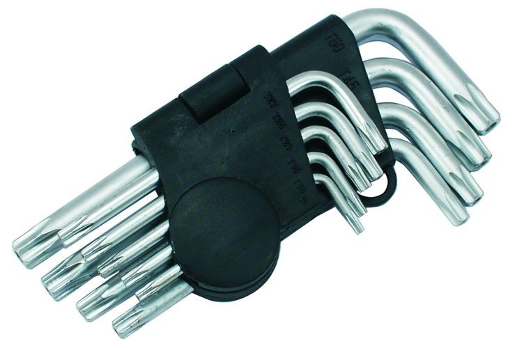 

Klucze Typu Torx T10-50 CV Z Otworem 9 Sztuk