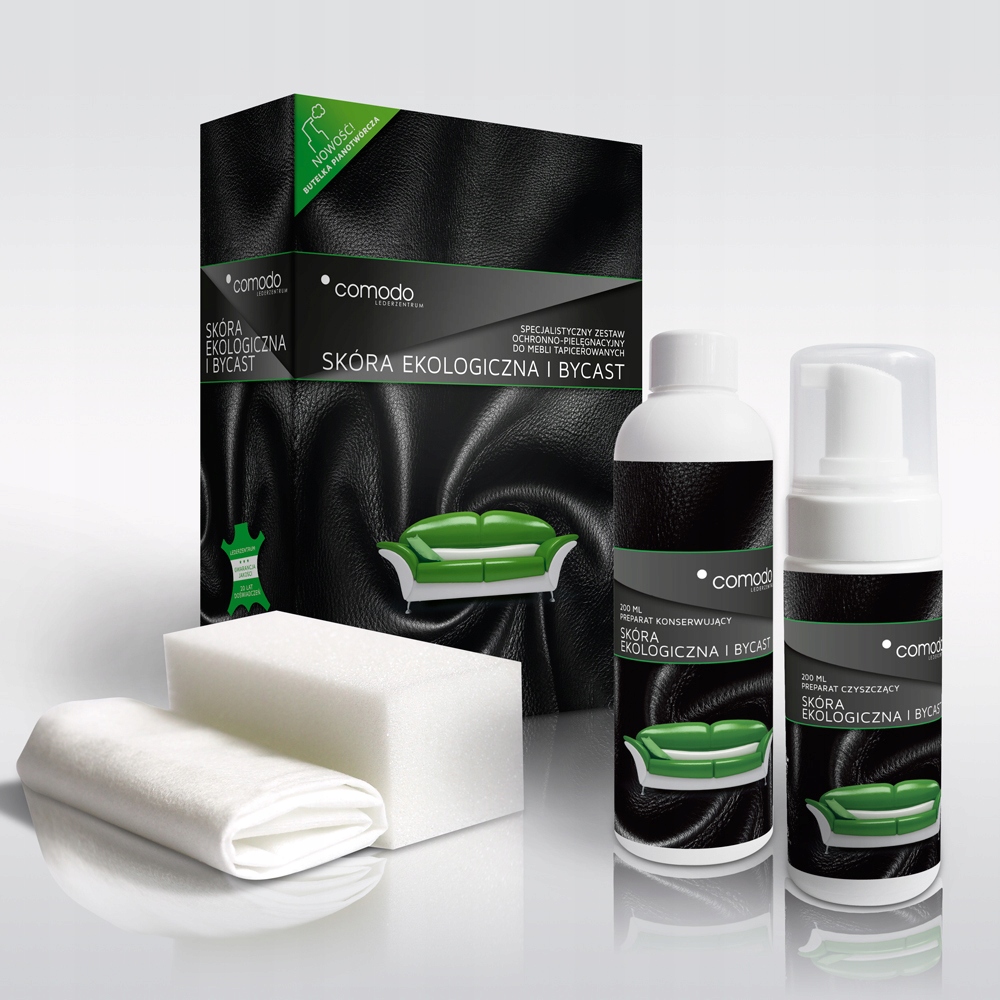 COMODO ZESTAW DO PIELĘGNACJI MEBLI EKOSKÓRA,BYCAST