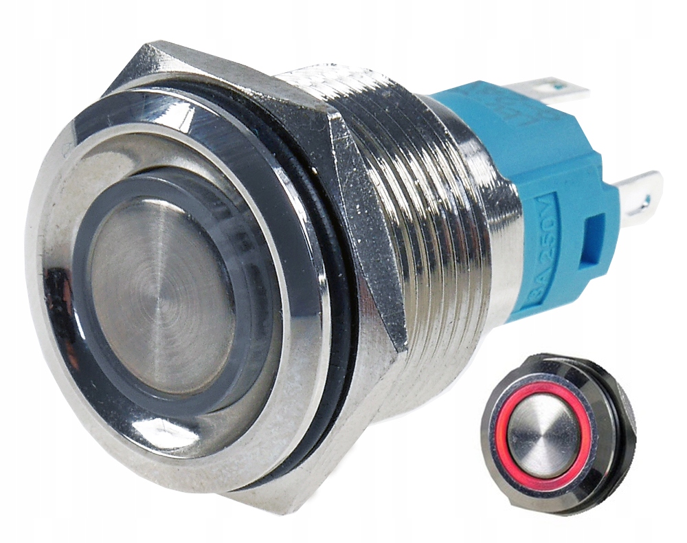 

Przycisk Wandaloodporny 19mm Bistabilny 3A/250 C