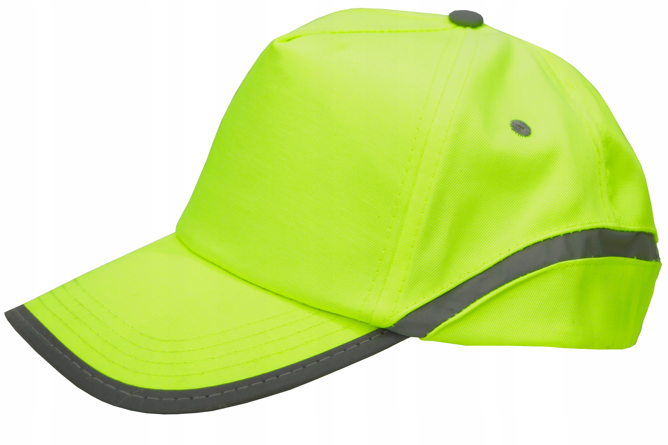 CZAPKA ROBOCZA z daszkiem ODBLASKOWA ŻÓŁTA BHP PRO Marka Lahti Pro