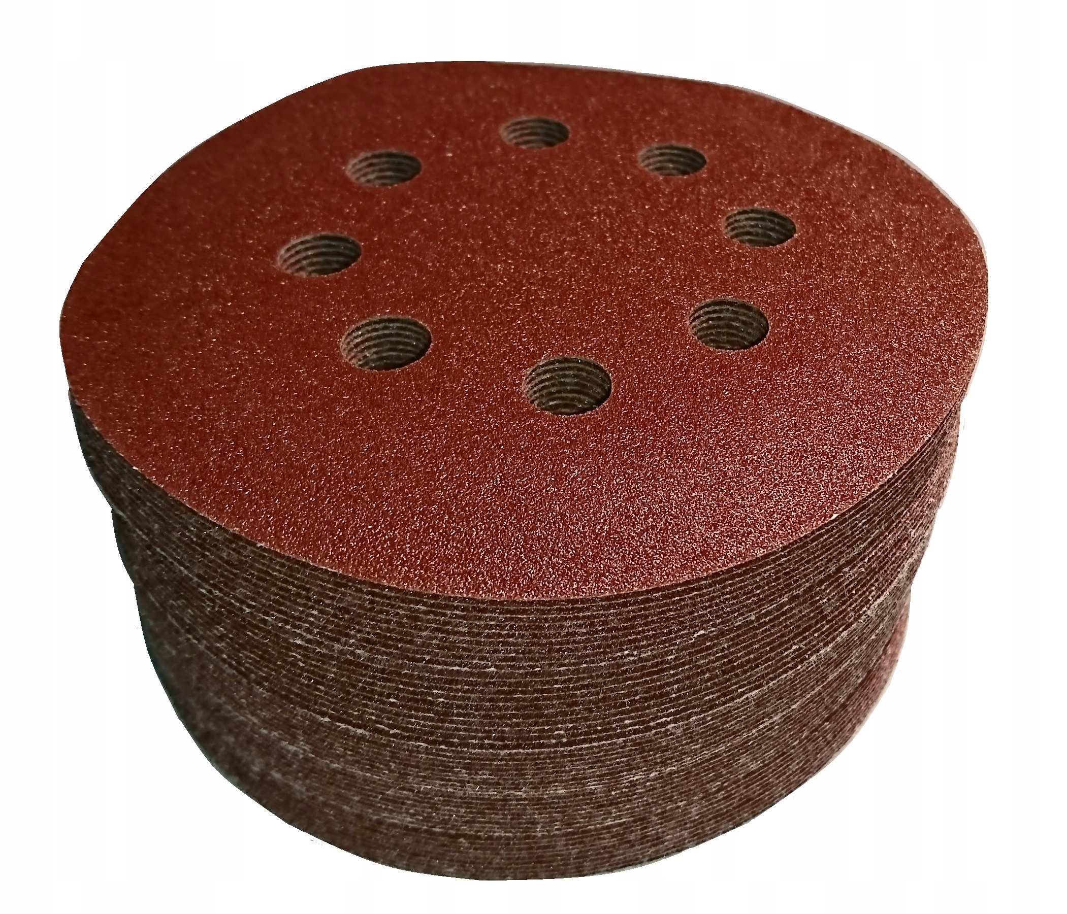 

Papier ścierny krążek rzep 125mm 50szt z 8 otw F-v