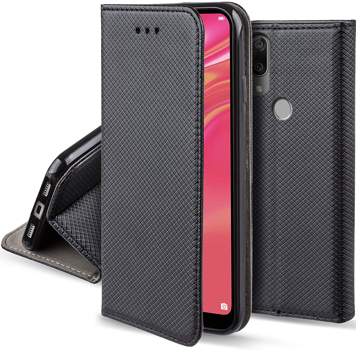 

Etui Flip Book Case do Huawei P40 Lite E + Szkło