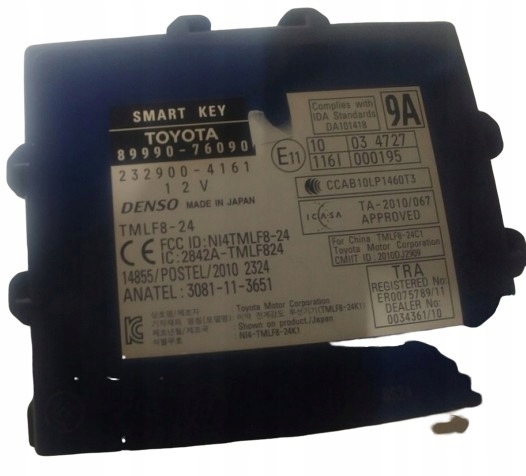 Smart KEY LEXUS CT200 10 - 17R 89990-76090