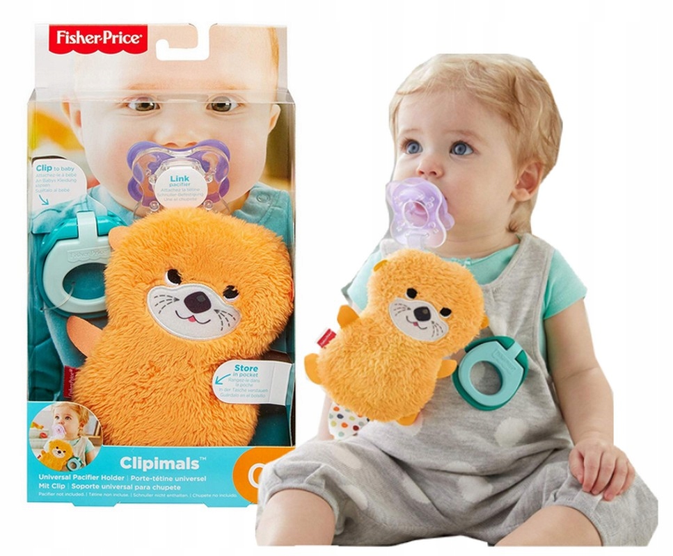 

Fisher Price Zawieszka +schowek Na Smoczek Wydra