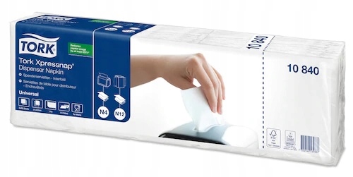 

Tork 10840 Serwetki dyspenserowe N4 Xpressnap