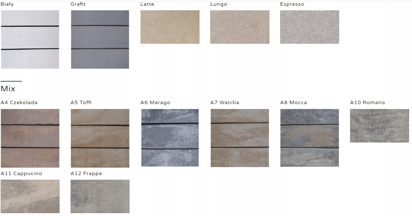 KOST-BET Pustak gładki ROYAL Slim Ogrodzenia Kod producenta KOST-BET