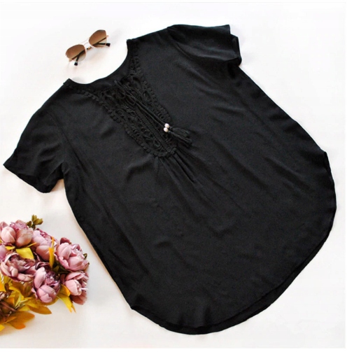 TUNIKA PAREO NA PLAŻĘ SUKIENKA LUŹNA NARZUTKA BOHO Wzór dominujący bez wzoru